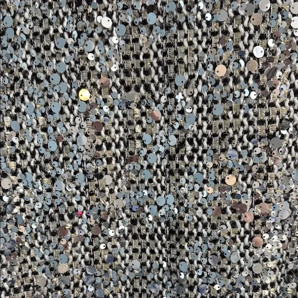 Sequin Embellished Jacket - Silver - Size Large (10-14) - Picture 6 of 13